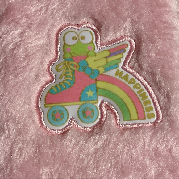 Sanrio Keroppi ‘Happiness’ Mini Fuzzy Journal - Picture 4 of 9
